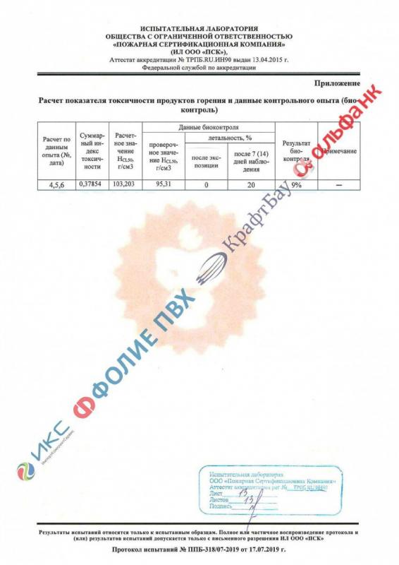 Протокол испытаний MSD EVOLUTION (страница 13) 