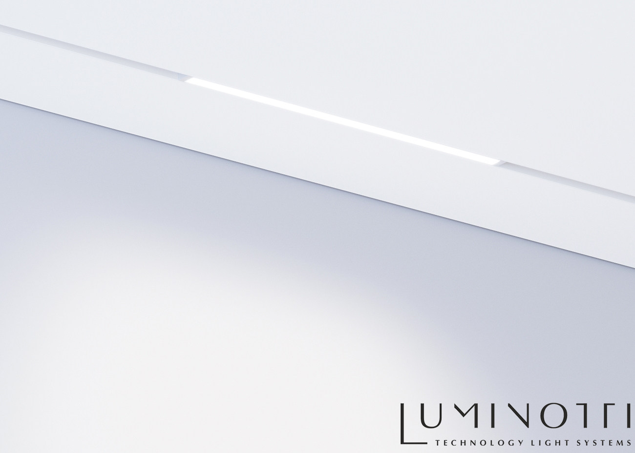 Светильник FLAT, система SLIMLINE. белый 27W SMART DIM CRI90 OSRAM TRIX ССТ 3000-6000К, 600x25x41mm