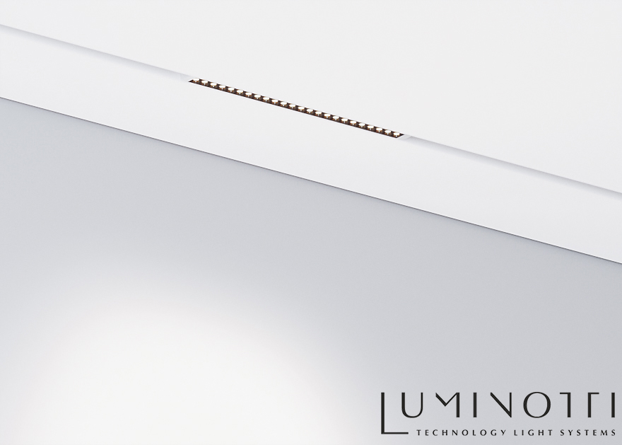 Светильник FLAT MASK, сис. SLIMLINE. White 18W SMARTDIM CRI90 OSRAM TRIX ССТ 3000-6000К, 410x25x41мм