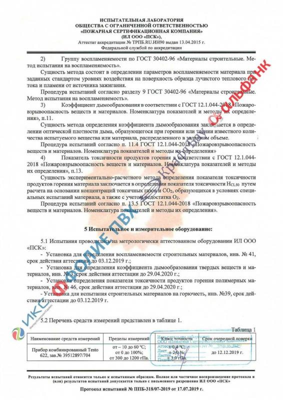 Протокол испытаний MSD EVOLUTION (страница 3) 
